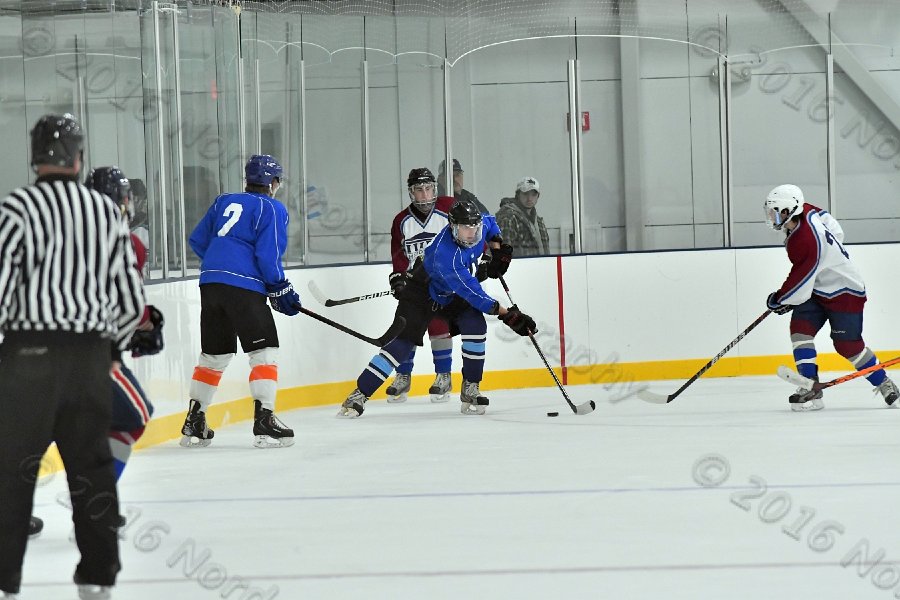 Wheaton College Men\'s Ice Hockey vs Middlesex Community College. - Photo By: KEITH NORDSTROM